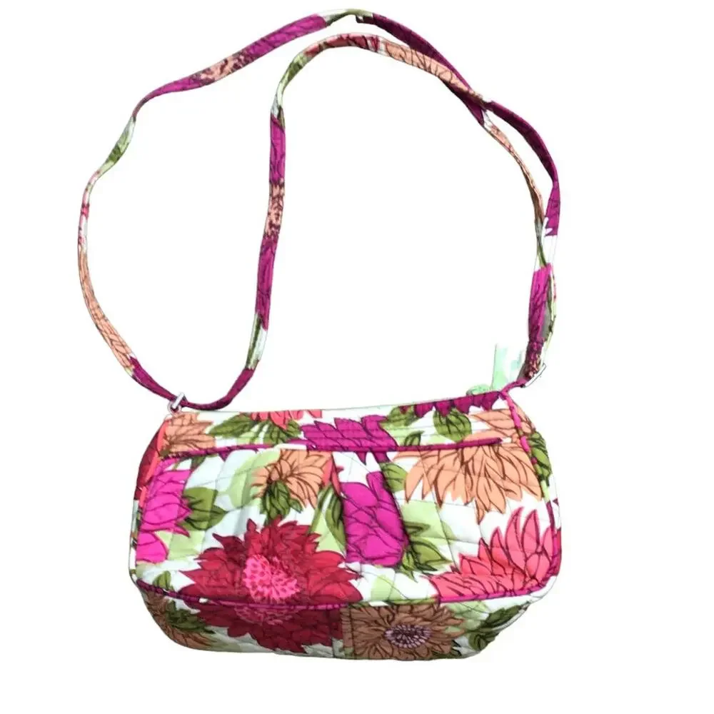 Vera Bradley Hello Dahlia Frannie Crossbody Purse